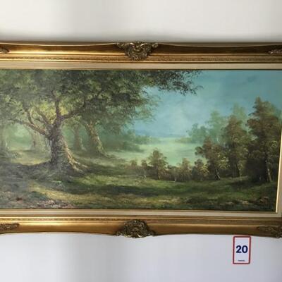 #20 Nature Scene. Measures 56" x 31" Priced at $65