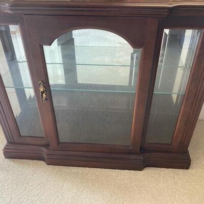 Small Mirrored Display Case measures 35
