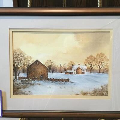#98 Original watercolor  by Bill Venables 26.5" x 20.5" Priced at $125