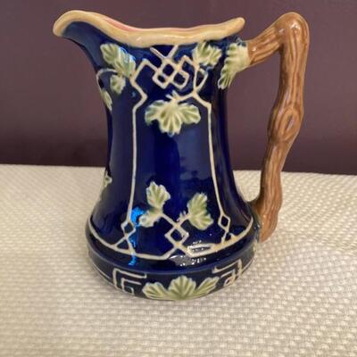 Majolica Pitcher.  Priced at $65.