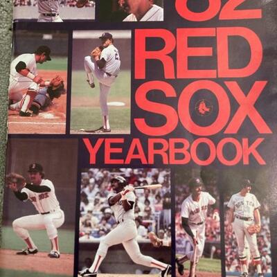 1982 Boston Red Sox Yearbook.  Priced at $5