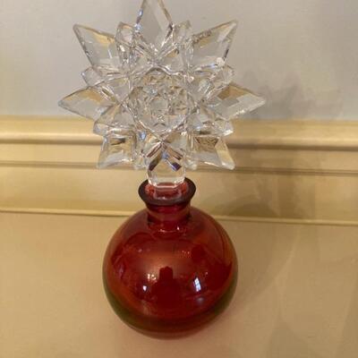 Cranberry Perfume Bottle.  Priced at $65