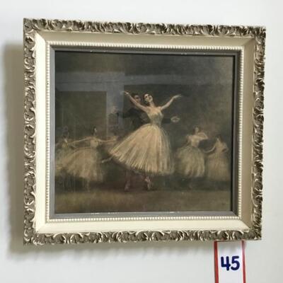 #45 Ballet 22.5" x 20" Priced at $45