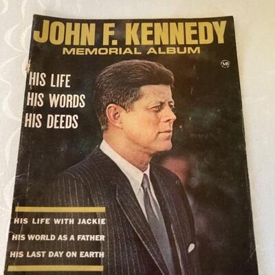 John F. Kennedy Memorial Album.  Priced at $10
