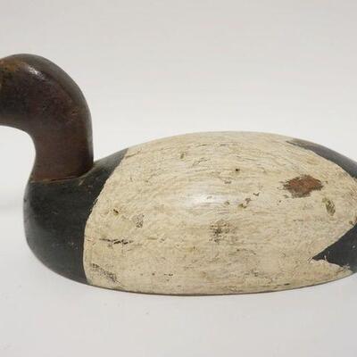 1204	HAND PAINTED WOOD DUCK DECOY 17 IN 
