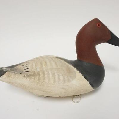 1209	WOOD DUCK DEOCY SIGNED CAPT. HARRY JOBES 13 IN 
