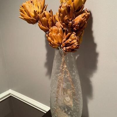 West Elm Vase & Flowers