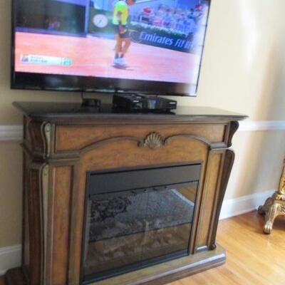 Hand Painted Peter Andrews Style Fireplace Heater & Many TV's To Choose From