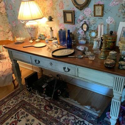 library table, desk