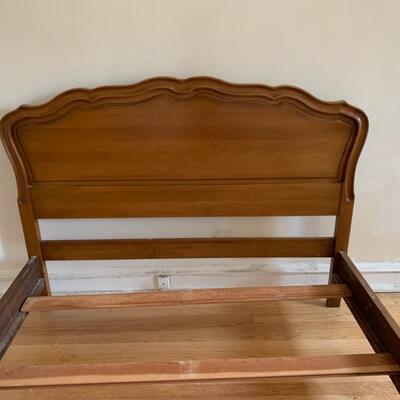 Queen sized bed frame, wood