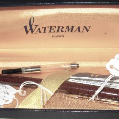 WATERMAN WOOD CASE FOUNTAIN PEN                               
                  BUY IT NOW $ 65.00