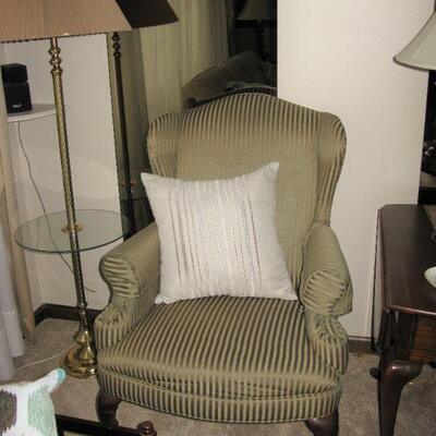 THOMASVILL WING BACK CHAIRS, THERE ARE 2                   
               BUY IT NOW $95.OO EA