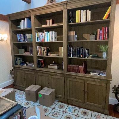 3 Pc Solid Oak Library System from 
RH Restoration Hardware 
$2500