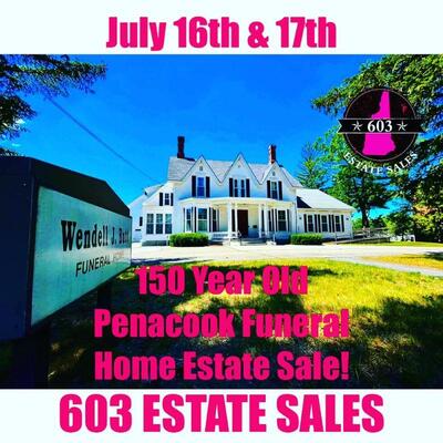 603 Estate Sales  www.603EstateSales.com