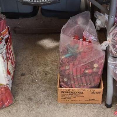 Empty shot gun shells 28 gauge and 16 gauge