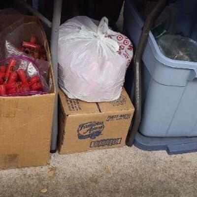 Empty 12 gauge shotgun shells