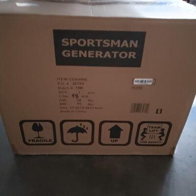 Brand new in the box 4000 watt generator