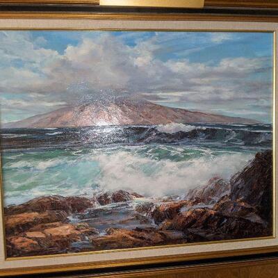 Joyce Clark signed oil on canvas