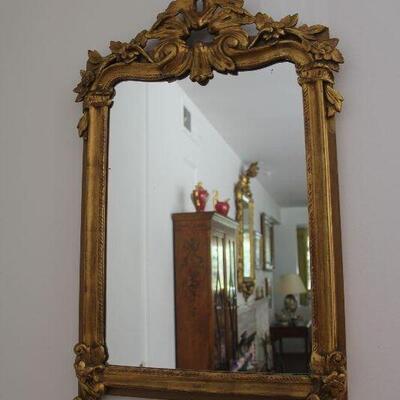 Antique gilded mirror