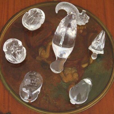 Assorted Baccarat and other fine crystal