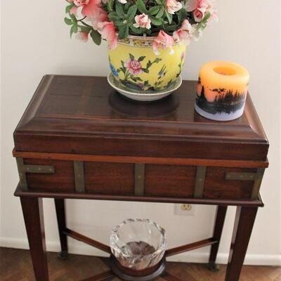 Amazing antique raised table / chest