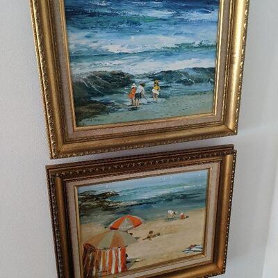 Lois Clark signed oils on canvas
