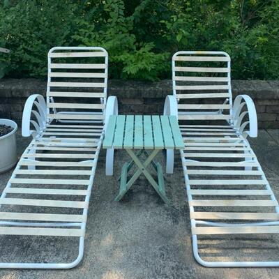 2 x Outdoor Chaise Loungers - $80 Pair
