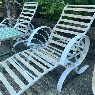 2 x Outdoor Chaise Loungers - $80 Pair