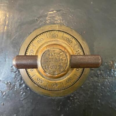 1888 Antique Safe - 33"H x 26"W x 25.5"D - $450