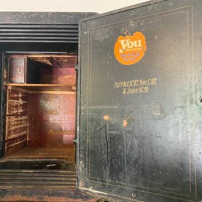 1888 Antique Safe - 33"H x 26"W x 25.5"D - $450