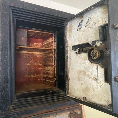 1888 Antique Safe - 33"H x 26"W x 25.5"D - $450