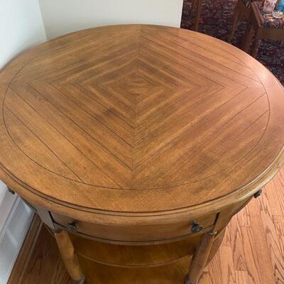 Lexington Southern Living Barrel Table - 37.5"H x 37.5"Dia. - $180