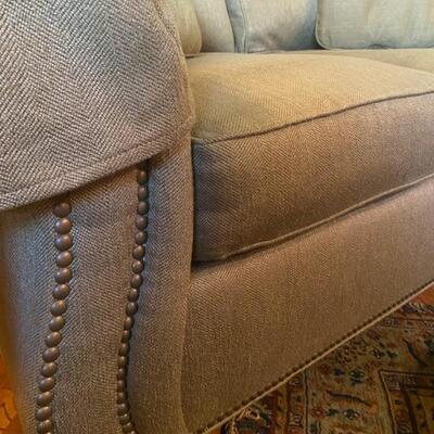 Olive Sherill Love Seat X2 - 37"H x 64"W x 35"D - $130 & $110 (as is) 