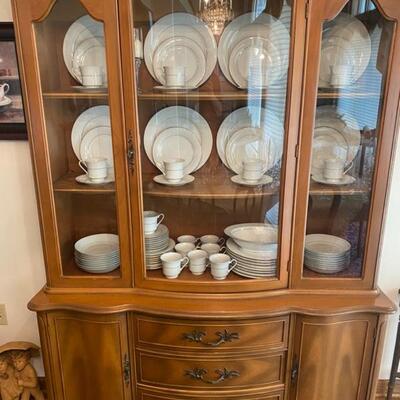 Lenoir/Broyhill China Cabinet - 71"H x 50"W x 17"D -  $150