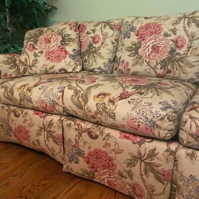 Highland House Designer Floral 3-Seater Sofa - 38"H x 87"W x 39"D - $420