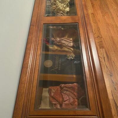 Display Case Sofa Table - 28"H x 51.5"W x 15.5"D - $150
