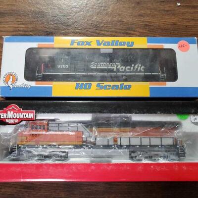 #1012 • 2 HO Scale Locomotives Fox Valley Models and InterMountain Railway Co. 
