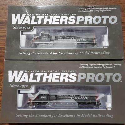 #1000 • 2 Walthers Proto EMD GP60 Locomotive Southern Pacific