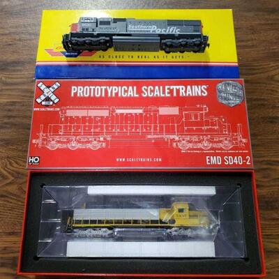 #1016 • 2 HO Scale Locomotives, Genesis and Rivet Counter