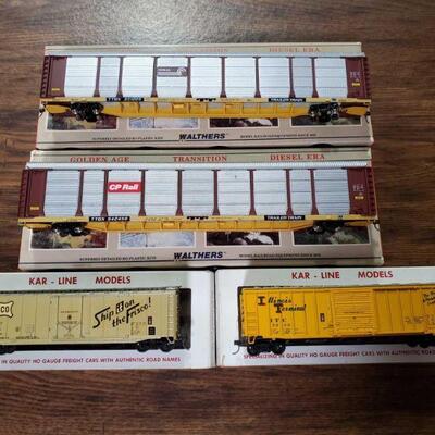 #1030 • 4 Rail Cars, 2 Walthers and 2 Kar-Line