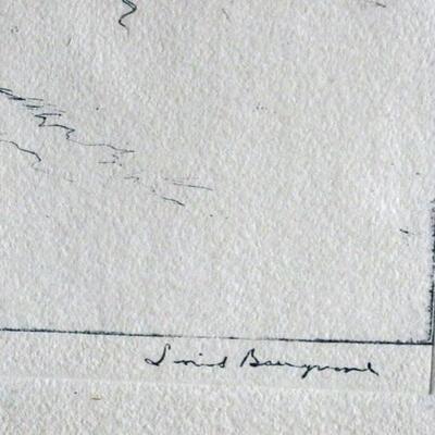 Lionel Barrymore etching signature 