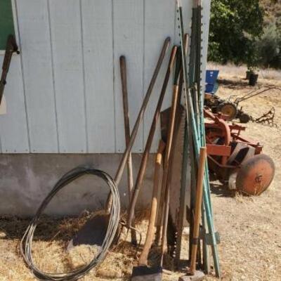 #542 â€¢ Cable, Garden Tools, And T Posts