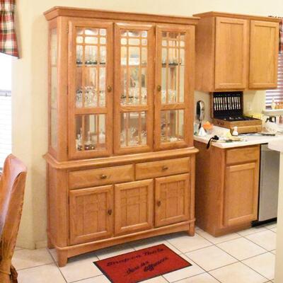 Oak China Cabinet