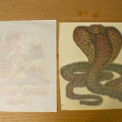 Hot Press Iron On T-Shirt Decals