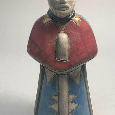 https://www.ebay.com/itm/114889076073	ME7024 South African Raku Pottery Joseph Figurine
