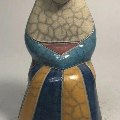 https://www.ebay.com/itm/114889076684	ME7025 South African Raku Pottery Mary Figurine
