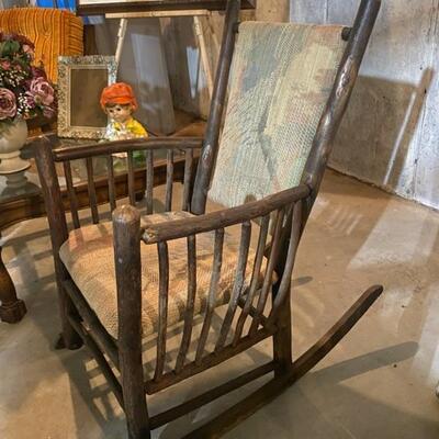 Vintage Rustic Rocking Chair