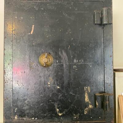 1888 Antique Safe - 33"H x 26"W x 25.5"D - $450