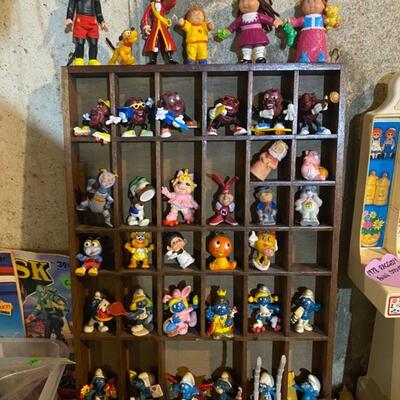 1980's Smurf & California Raisins PVC Figures