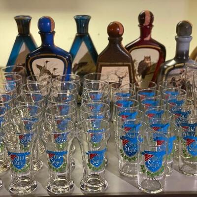 Vintage Old Style Bar Glasses